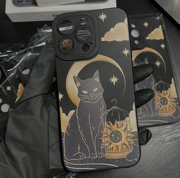 Capa Gatinho Meia Lua